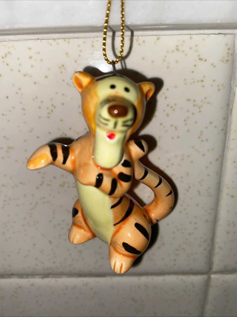 Vintage‎ Disney Japan Tigger Ceramic Figure Ornament Winnie The Pooh Collectible